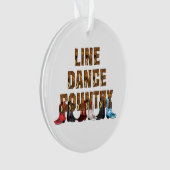 T-SHIRT Land Line Dance Ornament (voorkant)