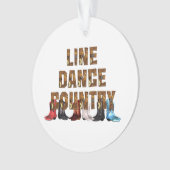 T-SHIRT Land Line Dance Ornament (voorkant)