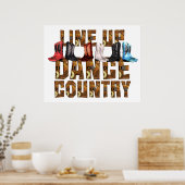 T-SHIRT Land Line Dance Poster (Keuken)
