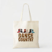 T-SHIRT Land Line Dance Tote Bag (Voorkant)