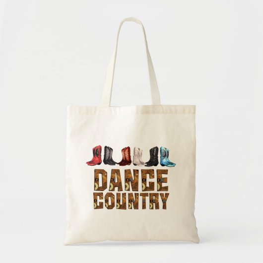 T-SHIRT Land Line Dance Tote Bag (Voorkant)
