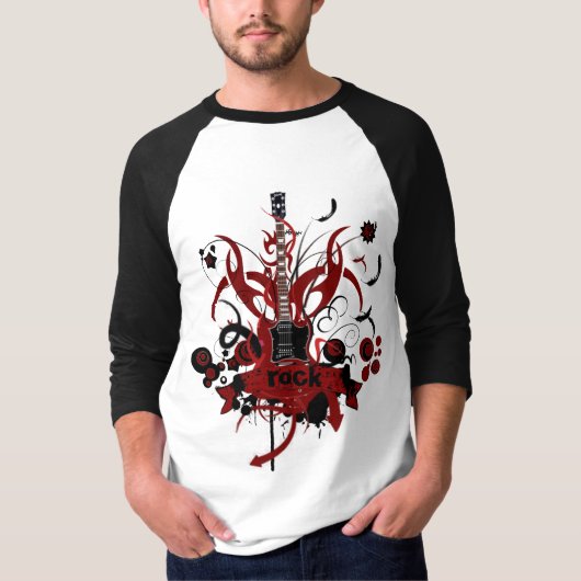 T Shirt Lange Dubbele Rock (Voorkant)