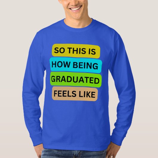 T-Shirt lange mouw diep koningsblauw SO_THIS_IS_HO (Voorkant)