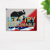 T-SHIRT Laten we redelijk proberen Visitekaartje (Bureau)