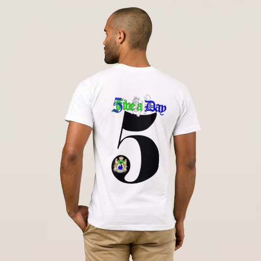 t-shirt leeuw (Achterkant volledig)