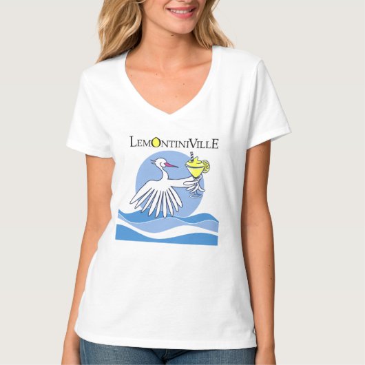 T-shirt Lemontiniville Beach (Voorkant)