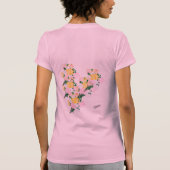 T-shirt : Lente Bloemen (Achterkant)