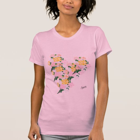 T-shirt : Lente Bloemen (Voorkant)