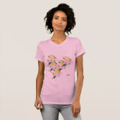 T-shirt : Lente Bloemen (Voorkant volledig)