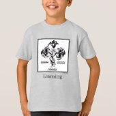 T-Shirt leren (Voorkant)