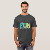 T-shirt 'Leuk zolang het duurde' (Voorkant volledig)