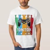 T-shirt Level Tonton Unlocked Design Wht (Voorkant)