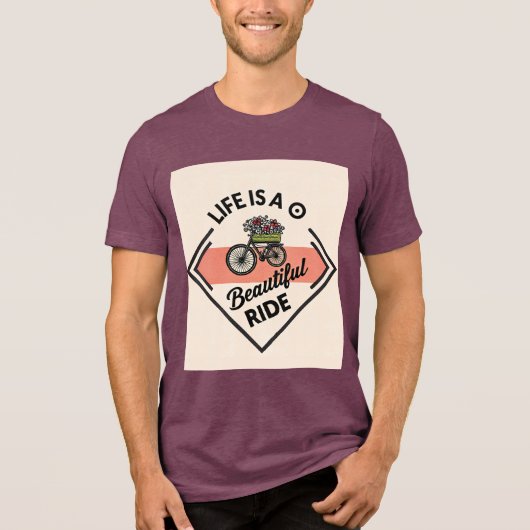 T-shirt Leven Is Een Mooie Reis (Voorkant)