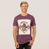 T-shirt Leven Is Een Mooie Reis (Voorkant volledig)