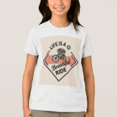 T-shirt Leven Is Een Mooie Rit (Voorkant)