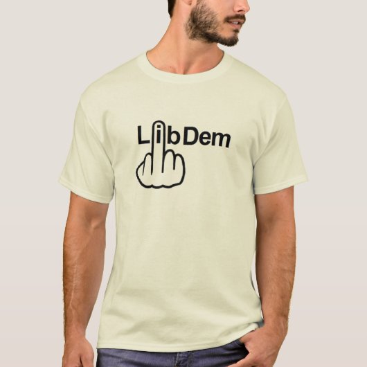 T-Shirt Lib Dem Flip (Voorkant)