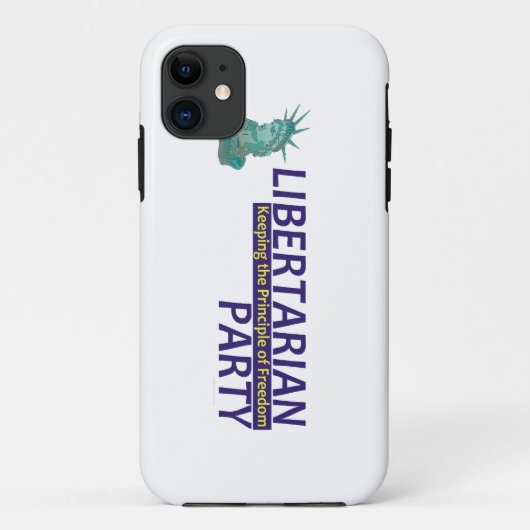 T-SHIRT Libertarian Case-Mate iPhone Case (Achterkant)