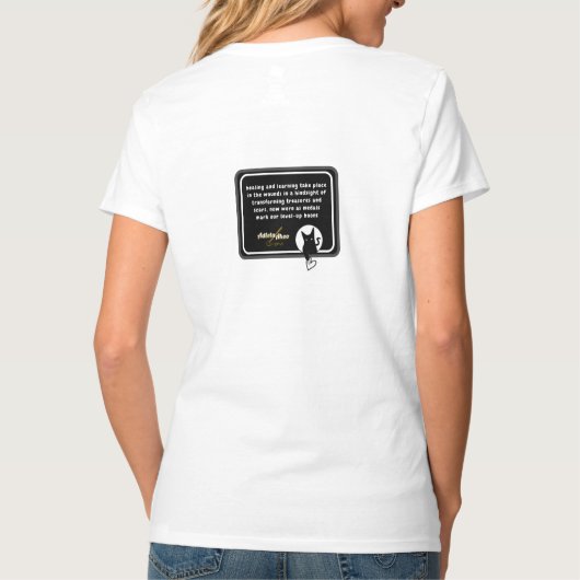 T-shirt - Licht sijpelt binnen - Adiela Akoo (Achterkant)