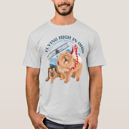 T-Shirt - lichtgekleurd T-shirt met logo (Voorkant)