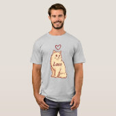 T-shirt liefde Kat (Voorkant volledig)
