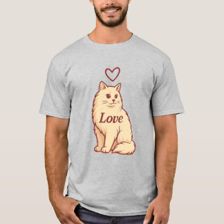 T-shirt liefde Kat