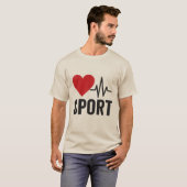 T-shirt liefde sport (Voorkant volledig)