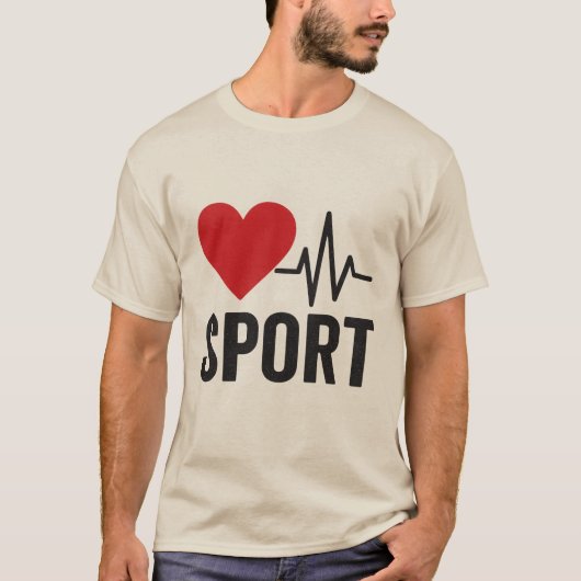 T-shirt liefde sport (Voorkant)