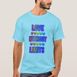 T-shirt liefde ❤️ zonder grenzen. Valentijnsdag 💕