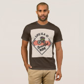 T-Shirt Life Is A Beautiful Ride (Voorkant volledig)
