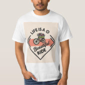 T-Shirt Life Is A Beautiful Ride (Voorkant)