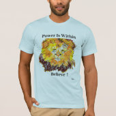 T-Shirt Lion: Macht (Voorkant)