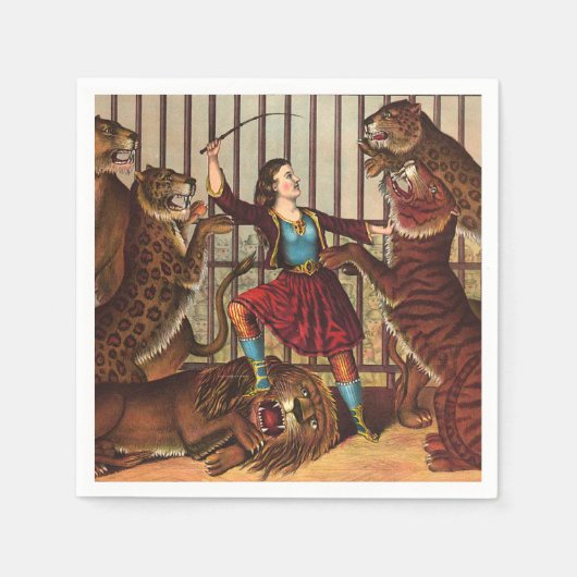 T-SHIRT Lion Queen Servetten (Voorkant)