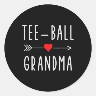 T-shirt LL Oma Grappig Cadeau voor LL Oma Moeders  Ronde Sticker