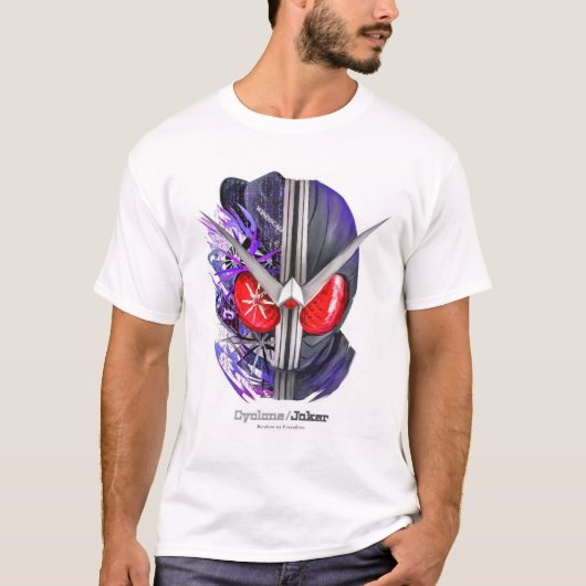 T-SHIRT LOGO KAMEN RIDER JOKER (Voorkant)