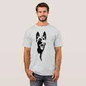 t-shirt logo malinois tête (Voorkant volledig)