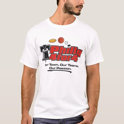 T shirt logo - Pas de rug aan (Voorkant)