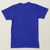 T-shirt-logo's - Blue T-shirt (Design achterkant)