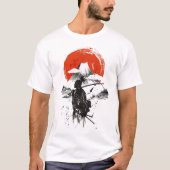 T-shirt "lonely samurai" (Voorkant)