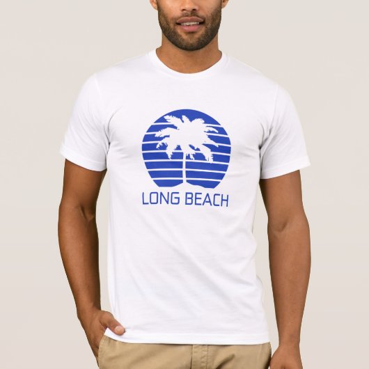 T-shirt Long Beach California (Voorkant)