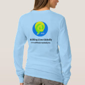T-Shirt Long sleeve - L Blue (Achterkant)