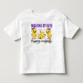 T-shirt 'Lopen in geloof' voor peuters (Voorkant)
