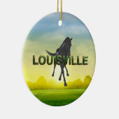 T-SHIRT Louisville Keramisch Ornament (Rechts)