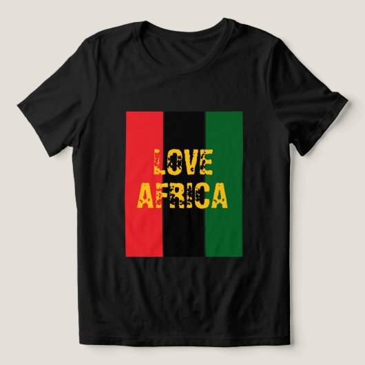T-shirt 'Love Africa' (Design voorkant)