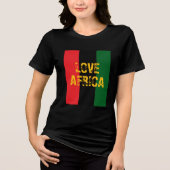 T-shirt 'Love Africa' (Voorkant)