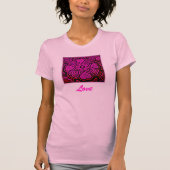 T-shirt 'Love' Dames (Voorkant)