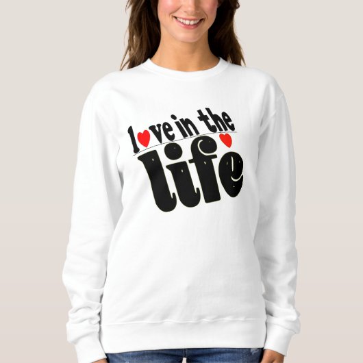T-shirt love in the life (Voorkant)
