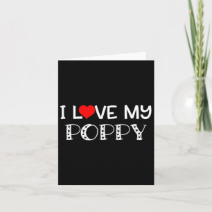 T-shirt 'Love My Poppy' - geweldig cadeau voor Vad Kaart