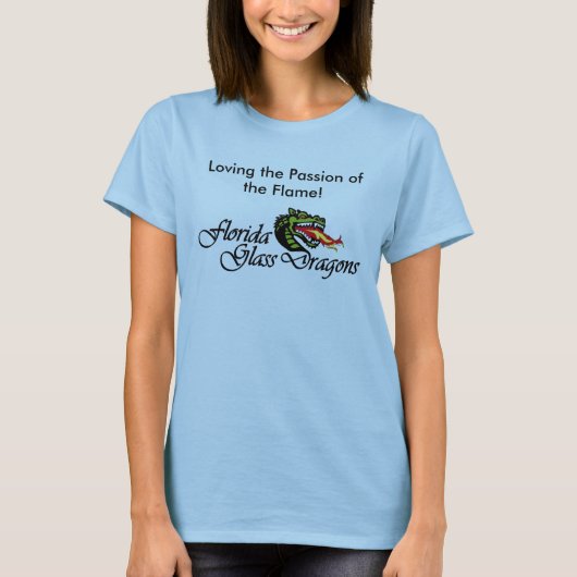 T-Shirt-Loving de Passie van de vlam T-shirt (Voorkant)