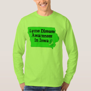 T-shirt Lyme-bewustzijn in Iowa