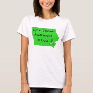 T-shirt Lyme-bewustzijn in Iowa